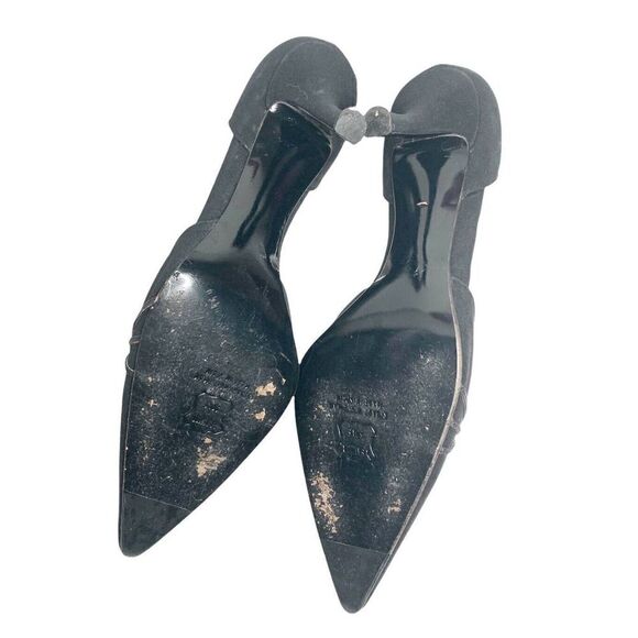 STUART WEITZMAN Women's Black Heels Made in Spain Shoe Size 10.5B - Picture 8 of 11